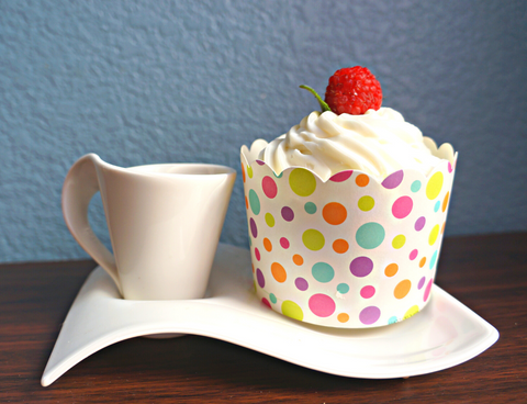 Case of 350 Jumbo Party Dots Bake-In-Cups