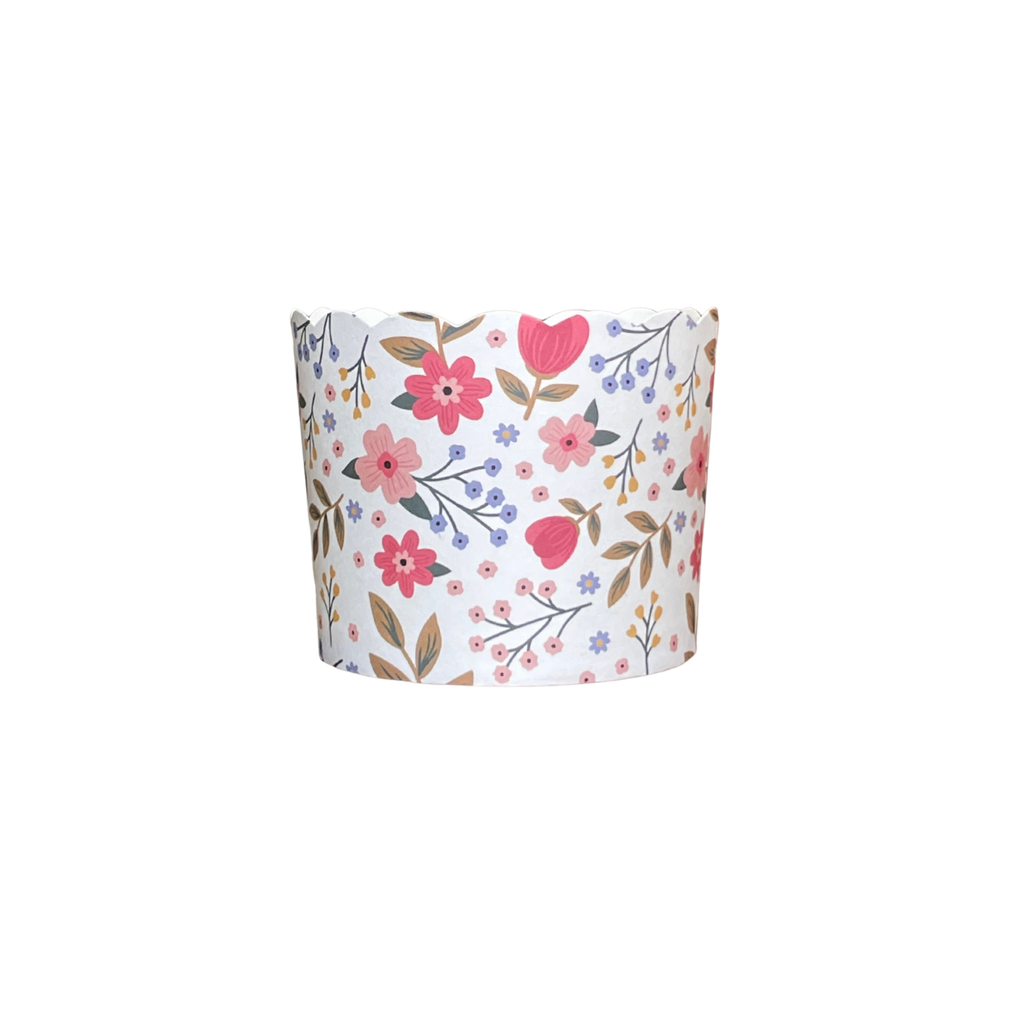 Case of 1200 Large Floral Bake-In-Cups (standard size)
