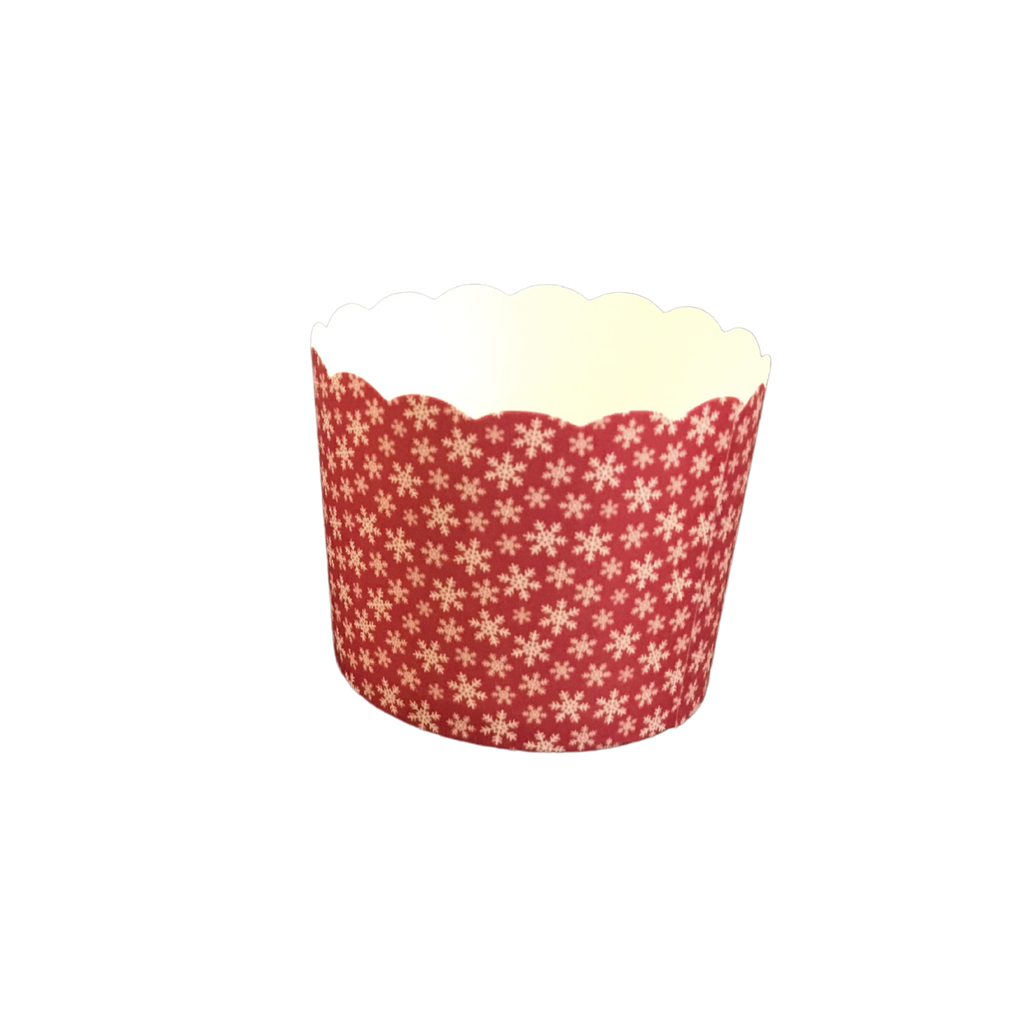 Case of 1200 Large Snowflake Bake-In-Cups (standard size)