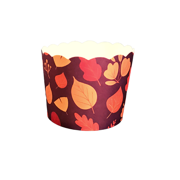 Case of 1200 Large Fall Leaves Bake-In-Cups (standard size)