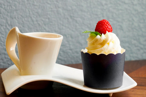 50 Large Black Solid Bake-In-Cups (standard size)