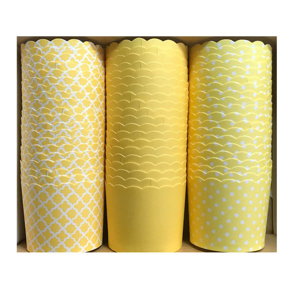 60 Large Cups Color Box- Yellow (standard size)