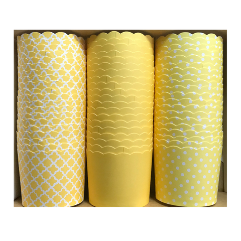 60 Large Cups Color Box- Yellow (standard size)