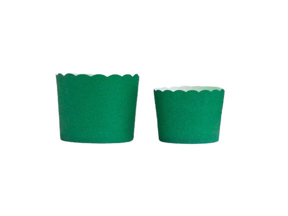 Case of Solid Green Bake-In-Cups- 1440 Small